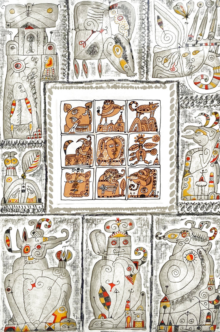 Il Sont La Limited Edition Print by Bernard Berthois-Rigal Il Sont La Limited Edition Print by Bernard Berthois-Rigal