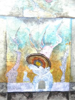 Les Eprouvants 1986 18x29 Original Painting - Bernard Berthois-Rigal Les Eprouvants 1986 18x29 Original Painting - Bernard Berthois-Rigal