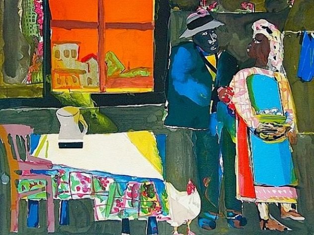 Autumn of the Rooster Limited Edition Print by Romare Bearden
