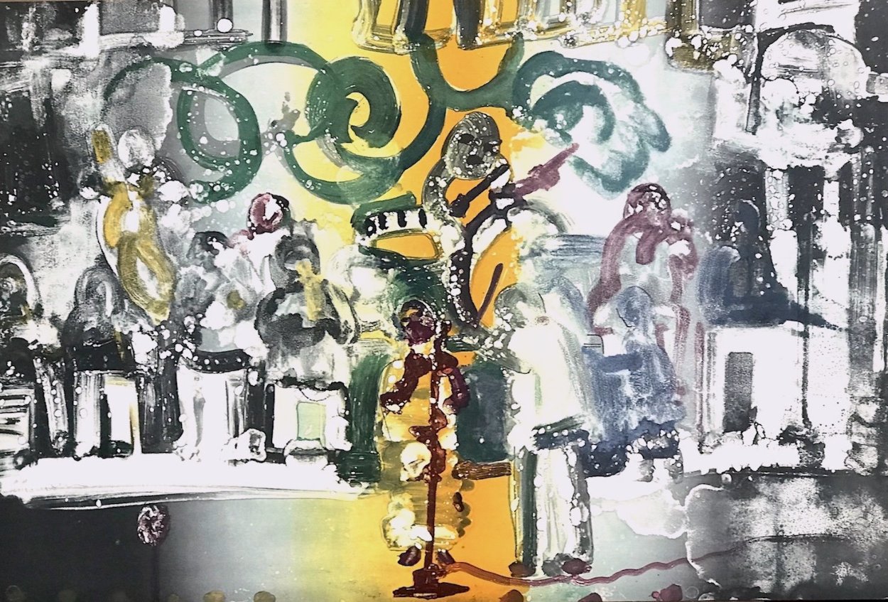 Introduction For a Blues Queen 1979 Limited Edition Print by Romare Bearden Introduction For a Blues Queen 1979 Limited Edition Print by Romare Bearden