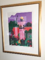 Girl in the Garden 1979 Limited Edition Print by Romare Bearden - 1