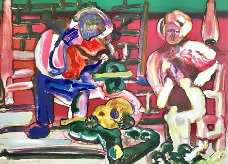 Louisiana Serenade PP 1979 Limited Edition Print - Romare Bearden