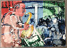 Bopping At Birdland (Stomp Time) 1979 Limited Edition Print by Romare Bearden - 3