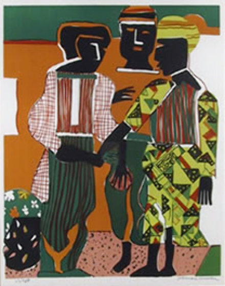 Conjunction 1979 Limited Edition Print by Romare Bearden Conjunction 1979 Limited Edition Print by Romare Bearden