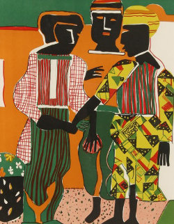 Conjunction 1979 Limited Edition Print - Romare Bearden Conjunction 1979 Limited Edition Print - Romare Bearden
