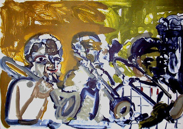 Brass Section (From the Jazz Series) 1979 Limited Edition Print - Romare Bearden Brass Section (From the Jazz Series) 1979 Limited Edition Print - Romare Bearden