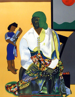 Mecklenburg Autumn 1979 Limited Edition Print - Romare Bearden Mecklenburg Autumn 1979 Limited Edition Print - Romare Bearden