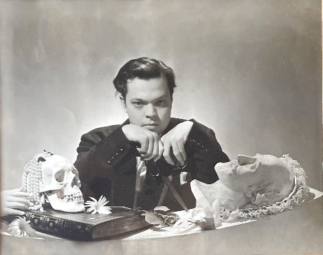 Orson Welles and the Bust of William Shakespeare 1936 Photography - Cecil Beaton