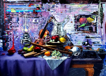 History of Art 2000 46x54 Super Huge Original Painting - Charles Becker History of Art 2000 46x54 Super Huge Original Painting - Charles Becker