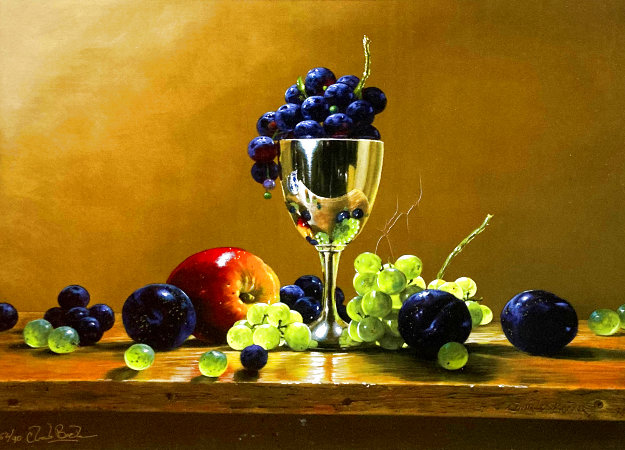 Delicious 1997 Serigraph 28x31 by Charles Becker - For Sale on Art