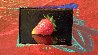 Sensual Strawberry 2010 8x11 Original Painting by Charles Becker - 1