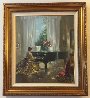 Piano Room Original Painting by Hans Becker - 1