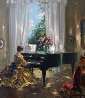 Piano Room Original Painting by Hans Becker - 0