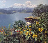 Garden Lakeside Original Painting by Hans Becker - 0