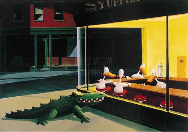 Window Shopping 1970 Limited Edition Print by Michael Bedard