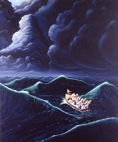 Ship of Fools 1990 Limited Edition Print - Michael Bedard