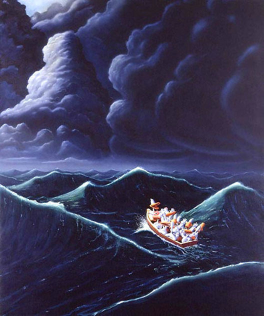 Ship of Fools 1990 Limited Edition Print by Michael Bedard
