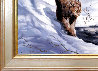 Snow Country Cat 1960 28x35 Original Painting by Tom Beecham - 4