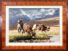 Big Horn Sheep in the Foothills 1960 28x33 - California Original Painting by Tom Beecham - 1