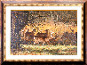 Whitetail Deer: Backwoods to Backyard 1960 28x36 Original Painting by Tom Beecham - 1