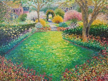 Springtime Perfume 2003 34x40 Huge Original Painting - Guy Begin Springtime Perfume 2003 34x40 Huge Original Painting - Guy Begin