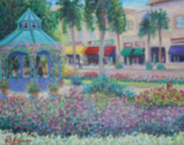 Mizner Park Perfume II 1999 20x24 Original Painting - Guy Begin Mizner Park Perfume II 1999 20x24 Original Painting - Guy Begin