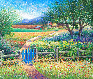 East Coast Perfume V 2002 30x34 Original Painting - Guy Begin East Coast Perfume V 2002 30x34 Original Painting - Guy Begin
