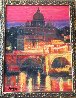 Sunset Over St. Peters 2010 Embellished - Italy Limited Edition Print by Howard Behrens - 2