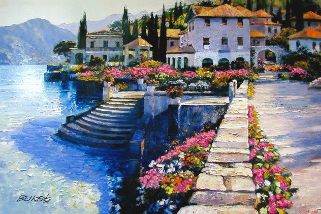 Stairway to Carlotta 2010 Embellished Giclee - Italy Limited Edition Print by Howard Behrens