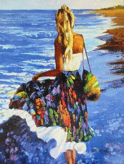 My Beloved By the Sea 2010 Embellished Limited Edition Print - Howard Behrens My Beloved By the Sea 2010 Embellished Limited Edition Print - Howard Behrens