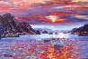Amalfi Sunset Heavily Embellished 2010 Limited Edition Print by Howard Behrens - 0