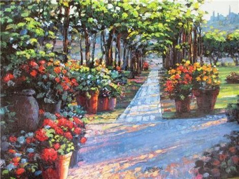 Sienna Arbor - Spain Limited Edition Print - Howard Behrens