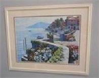 Il Lago Como 1991 - Italy Limited Edition Print by Howard Behrens - 1
