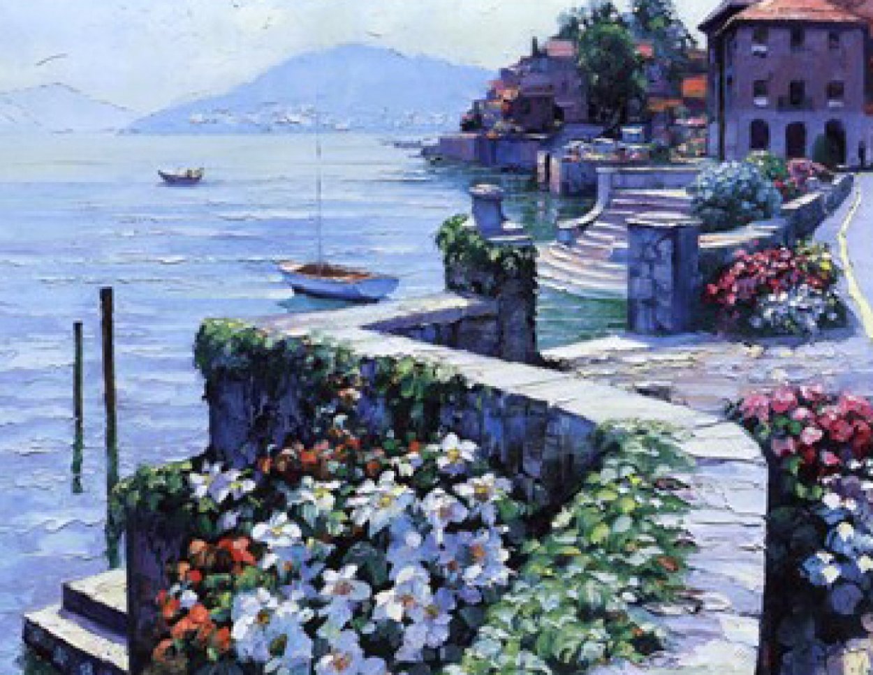 Il Lago Como 1991 - Italy Limited Edition Print by Howard Behrens