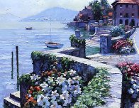 Il Lago Como 1991 - Italy Limited Edition Print by Howard Behrens - 0