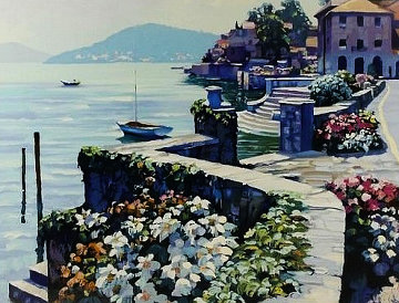 Il Lago Como 1991 Limited Edition Print - Howard Behrens Il Lago Como 1991 Limited Edition Print - Howard Behrens