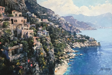 Amalfi Coast AP 2010 Embellished  Limited Edition Print - Howard Behrens