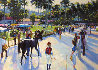 A Day At the Races 1991 Embellished Limited Edition Print by Howard Behrens - 0