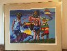 Kids and Kites 1982 - Huge Limited Edition Print by Howard Behrens - 1