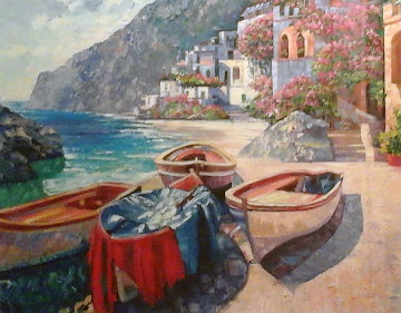 Capri Boats 2007 - Italy Limited Edition Print - Howard Behrens