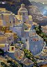 Hillside At Fira 1988 - Greece Limited Edition Print by Howard Behrens - 1