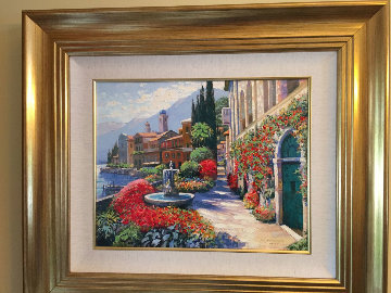 Along Lake Como #2 2007 Embellished Limited Edition Print - Howard Behrens Along Lake Como #2 2007 Embellished Limited Edition Print - Howard Behrens