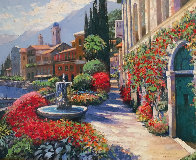 Along Lake Como #2 2007 Embellished Limited Edition Print by Howard Behrens - 2 Along Lake Como #2 2007 Embellished Limited Edition Print by Howard Behrens - 2
