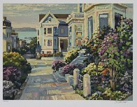 Grove Street and Las Brisas, Laguna Beach, Suite of 2 Prints 1994 Limited Edition Print by Howard Behrens - 4