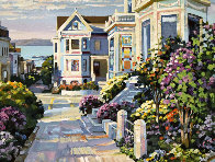 Grove Street and Las Brisas, Laguna Beach, Suite of 2 Prints 1994 Limited Edition Print by Howard Behrens - 1