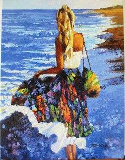 My Beloved By the Sea 2010 Embellished Limited Edition Print - Howard Behrens My Beloved By the Sea 2010 Embellished Limited Edition Print - Howard Behrens