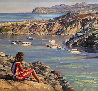 Untitled Seascape 49x53 Original Painting by Howard Behrens - 0 Untitled Seascape 49x53 Original Painting by Howard Behrens - 0