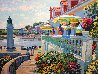 Lighthouse at Sauzon 1990 - France - Huge Limited Edition Print by Howard Behrens - 0