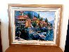 Lake Como Landing 2000 Embellished - Italy Limited Edition Print by Howard Behrens - 1