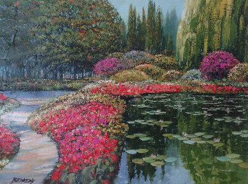 Colors of Giverny 2006 Embellished Limited Edition Print - Howard Behrens Colors of Giverny 2006 Embellished Limited Edition Print - Howard Behrens